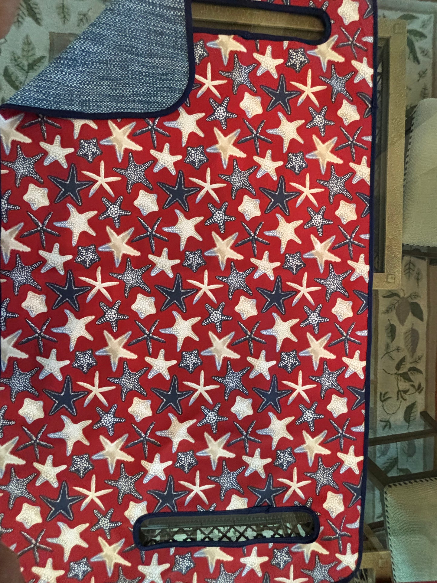 Red White and Blue Starfish