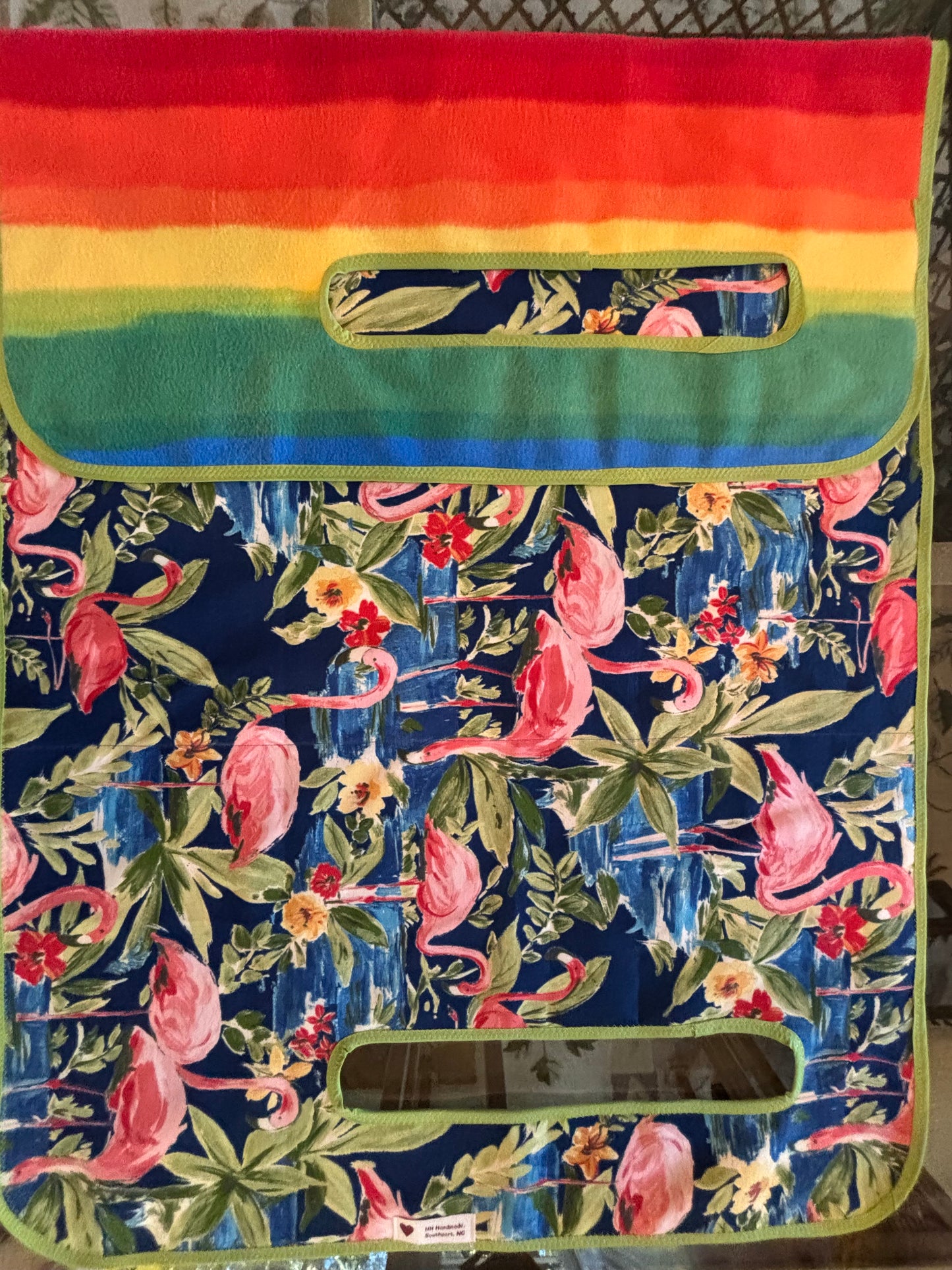 Fabulous Flamingos and Rainbow Fleece