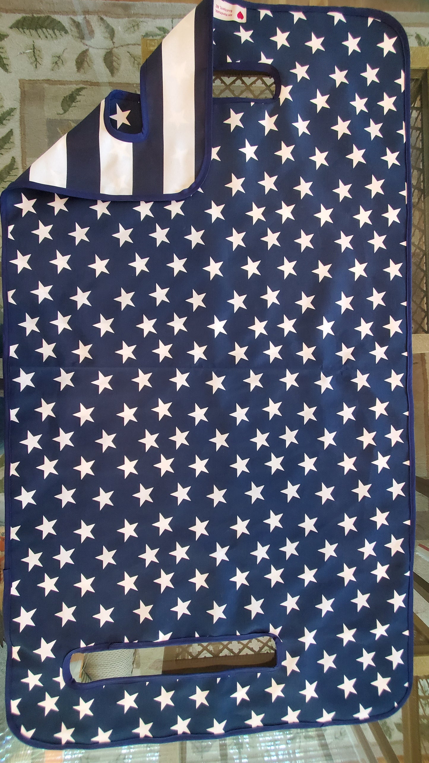 Navy and White Stars and Stripes