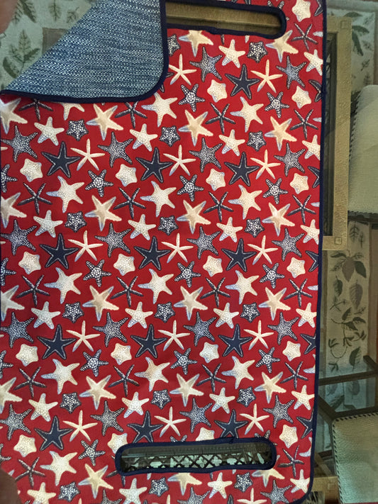 Red White and Blue Starfish