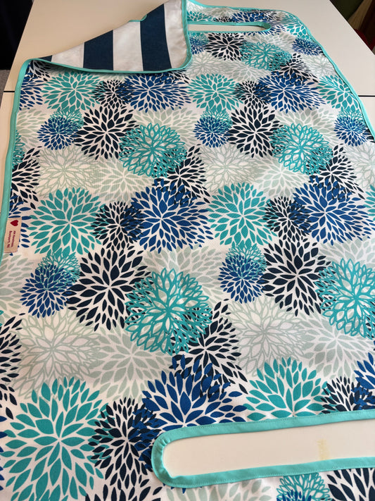 Fireworks in Blue